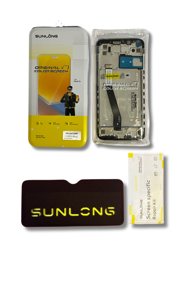 Xiaomi Redmi Note 9 Sunlong (çıtalı) Acc Uyumlu Ekran